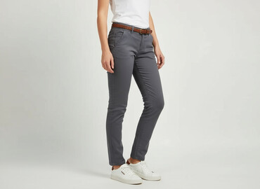 legginsy wyszczuplające plus size: M.Sara, Spodnie materiałowe damskie, rozmiar S