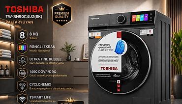 manitor mawin: Paltaryuyan maşın Toshiba, 8 kq, Yeni, Avtomat, Ödənişli çatdırılma — 1