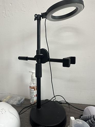 digital camera: Штатив Настольная стойка с кольцевой LED-лампой и держателем для — 3