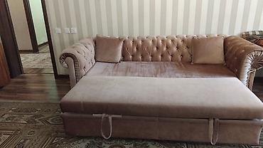 sofa: Прямой диван, Б/у — 1