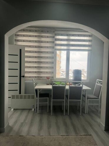 продажа квартир в городе токмок: 2 комнаты, 45 м², 106 серия улучшенная, 4 этаж, Евроремонт