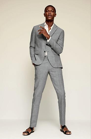 костюм лен: Костюмный пиджак slim fit изо льна Линия Tailored. Slim fit. 100% — 5