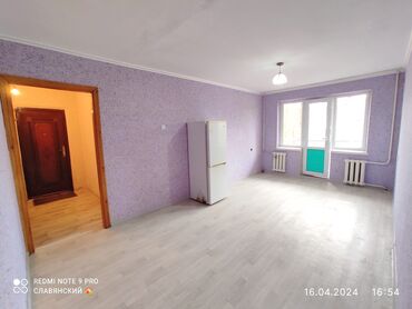 1 комнатный квартира ош: 3 комнаты, 60 м², 104 серия, 2 этаж, Косметический ремонт