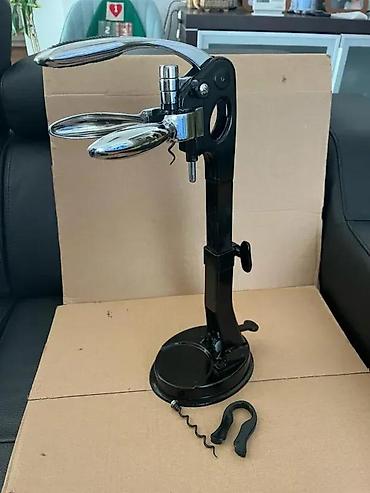 Ostala kuhinjska oprema: Profesionalni stoni otvarač za vino s polugom - Masivan stoni — 2