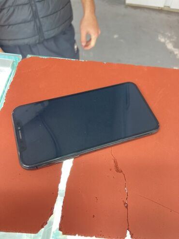 дисплей айфон хс макс: IPhone X, Колдонулган, 256 ГБ, Space Gray, Каптама, 100 %