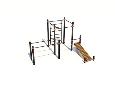 Другие игровые комплексы: Воркаут площадки: турники, брусья, рукоход, тренажёры, кольца — 2
