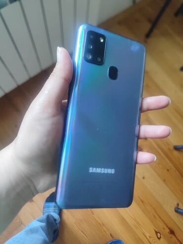 Samsung: Samsung Galaxy A12, 32 GB, rəng - Mavi, Barmaq izi, İki sim kartlı
