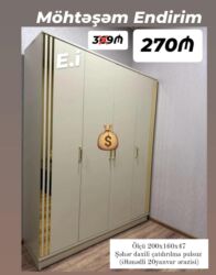 Masa və oturacaq dəstləri: Yeni, Qarderob, paltar dolabı