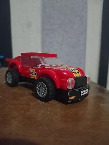 kapotlar: Qırmızı oyuncağ avtomobil – mini yarış modeli - Korpus: parlaq — 4