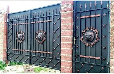 Откатные ворота: Ворота на заказ, Ворота в Бишкеке — 24