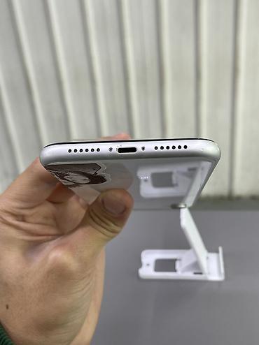 Техника жана электроника: IPhone Xr, Колдонулган, 128 ГБ, Ак, Заряддоочу түзүлүш, Коргоочу айнек, Каптама, 100 % — 9