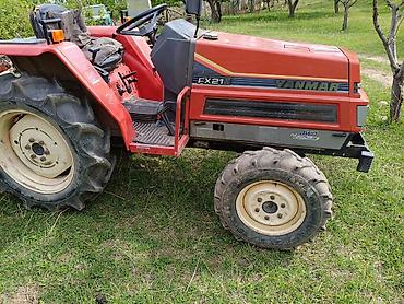 почвофрезы: Минитрактор Yanmar FX215 с фрезой - Полный привод 4WD. - Модель — 4