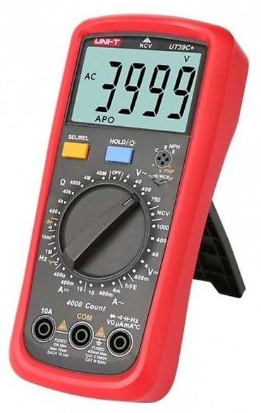 Multimetrlər və testerlər: Unit UT39C+ Rəqəmsal Multimetr UT39C+ seriyası elektrik sahəsi üçün — 2