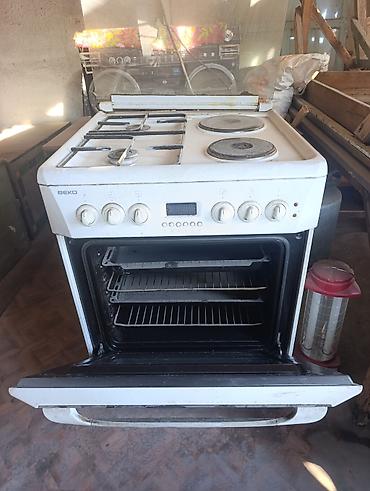 baking oven: Комбинированная плита BEKO с духовкой. Особенности: - Варочная — 1