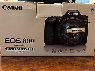 600d canon: Canon EOS 80D DSLR fotoaparat dəsti Komplekt: - Canon EOS 80D — 2