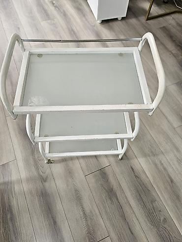 lampa satışı: Tibbi/estetik istifadə üçün rahat servis arabası və stendli lupa — 1