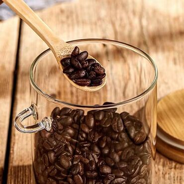 Digər qab-qacaq və mətbəx ləvazimatları: Saxlama qabı
qapaq ve qaşıq bamboo
qab şüşe material — 9