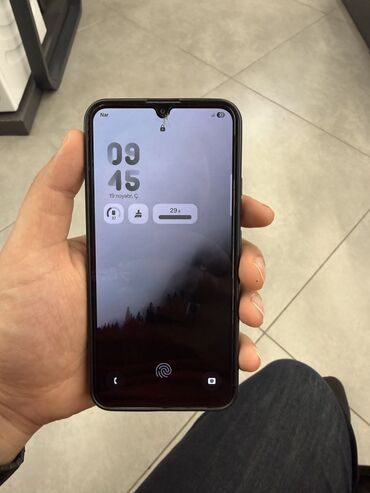 Samsung: Samsung Galaxy A34, 128 GB, rəng - Bənövşəyi, Barmaq izi — 1