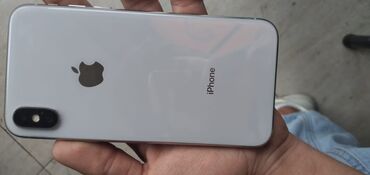 ipone x: IPhone X, 256 ГБ, Серебристый, Face ID