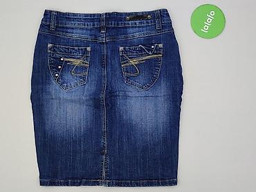 zara basic 77302: Denim, Spódnica damska, rozmiar L — 4