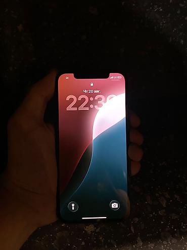 fre fire: IPhone 12, Б/у, 128 ГБ, Голубой, Чехол, 79 % — 2