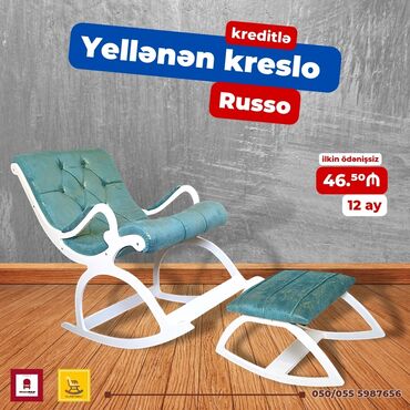 Kreslolar: Yeni, Kreslo-kaçalka, Kredit var, Şəhərdaxili pulsuz çatdırılma — 11