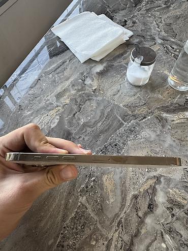 aphone 14: IPhone 12 Pro Max, Б/у, 256 ГБ, Matte Gold, Чехол, Кабель, 76 % — 5