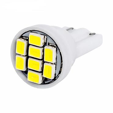 mobilni auto elektricar: -T10 Silikonska cob led sijalice vodotporne beloplavicaste 6000k 12v — 2
