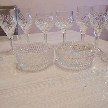 Qədəhlər: Qədəhlər, Xrustal, 8 ədədli dəst, Rusiya — 9