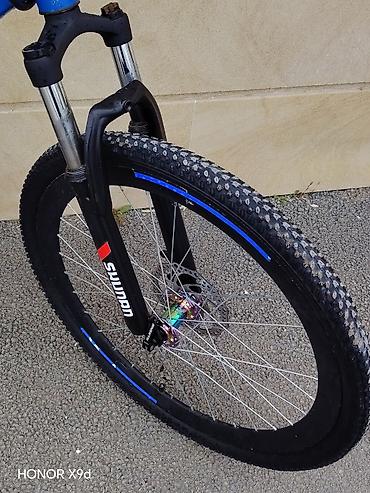 velosiped spidometri: Hasans 7pro, təzə təkərlər, girps, açılıb bağlanan amort, rol, vınıs — 3