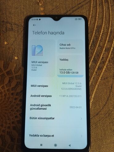 xiaomi x4: Xiaomi Redmi Note 8 Pro, 128 GB, rəng - Boz, 
 Sensor, Barmaq izi, İki sim kartlı