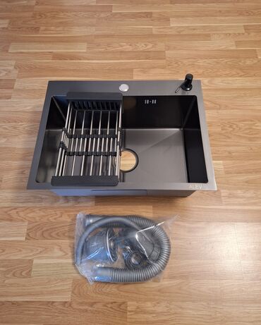 metbext ucun: Yeni Kvadrat Mətbəx çanağı, Şkafsız, Paslanmaz polad, Pulsuz çatdırılma