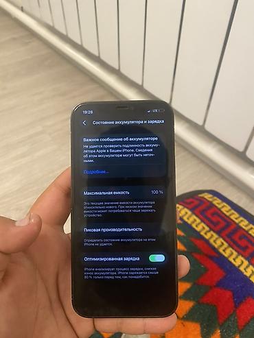 планшет купить в бишкеке: IPhone 12 Pro, Б/у, 128 ГБ, Синий, Чехол, 100 % — 4