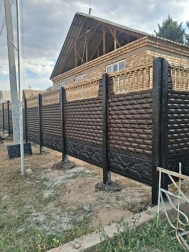 Бетонные еврозаборы: Декоративные бетонные заборы и калитки из еврозабора - Материал — 3