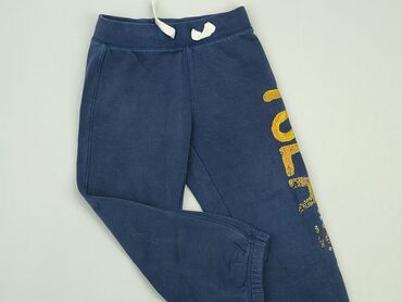 spodnie dresowe beżowe: Spodnie dresowe, H&M, 5-6 lat, 116, stan - Dobry