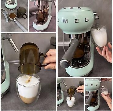 smeg alfa43x: SMEG ECF01 — ручная эспрессо-кофемашина, оригинал. Цвет: мятный — 1