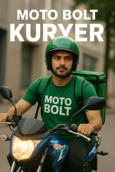 Taksi, logistika, çatdırılma: Moto-kuryer tələb olunur, Həftəlik ödəniş, Təcrübəsiz
