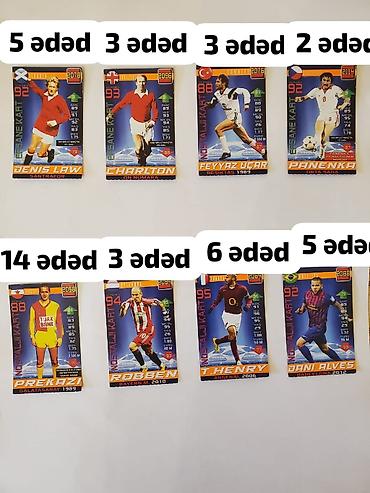 ronald: Məhsul: Futbolçu kolleksiya kartları dəsti Təsvir: - Müxtəlif — 7