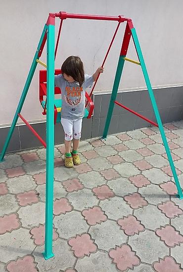 Детские площадки: Песочницы качели лодочки качалки балансир турники — 20