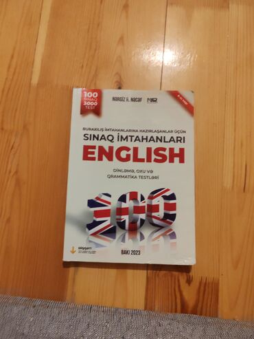 Rus dili: Məhsul: “Sınaq İmtahanları – English” test toplusu Müəllif: Nərgiz