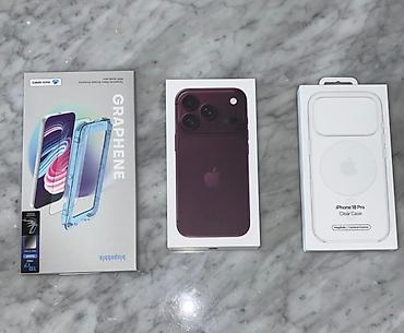 Apple iPhone 18 Pro Burgundy 256GB/12GB Rəsmi mağazadan alınıb