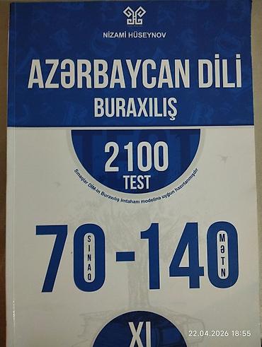 Testlər: Məhsul: “Azərbaycan dili – Buraxılış” test toplusu Müəllif: Nizami — 1