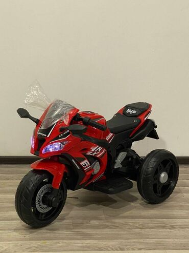 uşaq üçün maşinlar: 🏍️ Uşaqlar üçün Elektrik MotoSiklet – 2 Mühərrikli Model 🏍️ 🎁 2 yaşdan