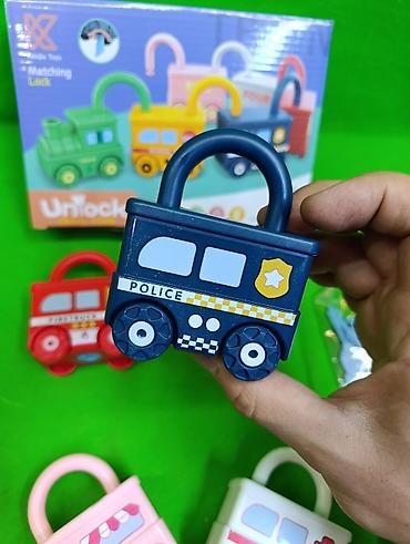 pop it: 🔐 Развивающий набор «Замочки с ключами» в виде транспорта поезд — 6