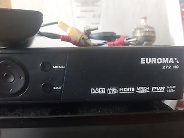modem 4 antenli: Euromax 272 HD peyk TV qəbuledicisi - DVB-S2 standartını dəstəkləyir — 1