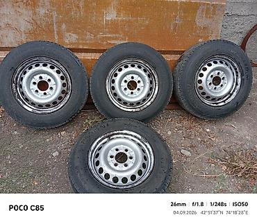 265 45 20: Комплект из 4 колёс в сборе: шины 205/75 R16 на штампованных стальных — 3