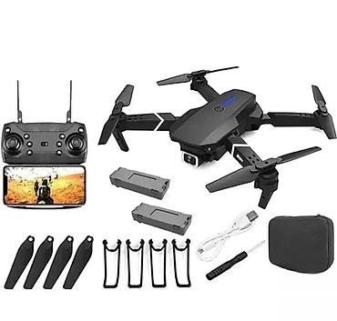 gitare za decu: Dron E88 - Dron sa Dve Kamere - 4K 🚁 Novo, u original pakovanju. Dron — 1