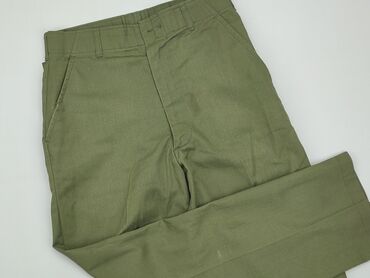 spodnie materiałowe rurki: Material trousers, L (EU 40), condition - Fair