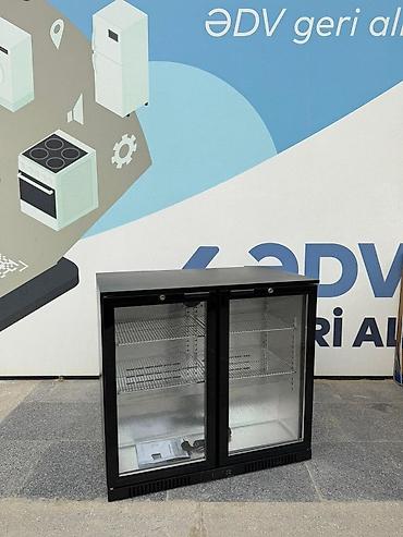 Soyuducu vitrinləri: Vitrin soyuducusu Premium Soyuducu Vitrin – İki Qapılı, Şüşəli Dizayn — 5