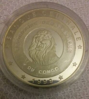 игры: 10 франков Sydney 2000, XXVII Олимпийские Игры, Конго, Серебро 925